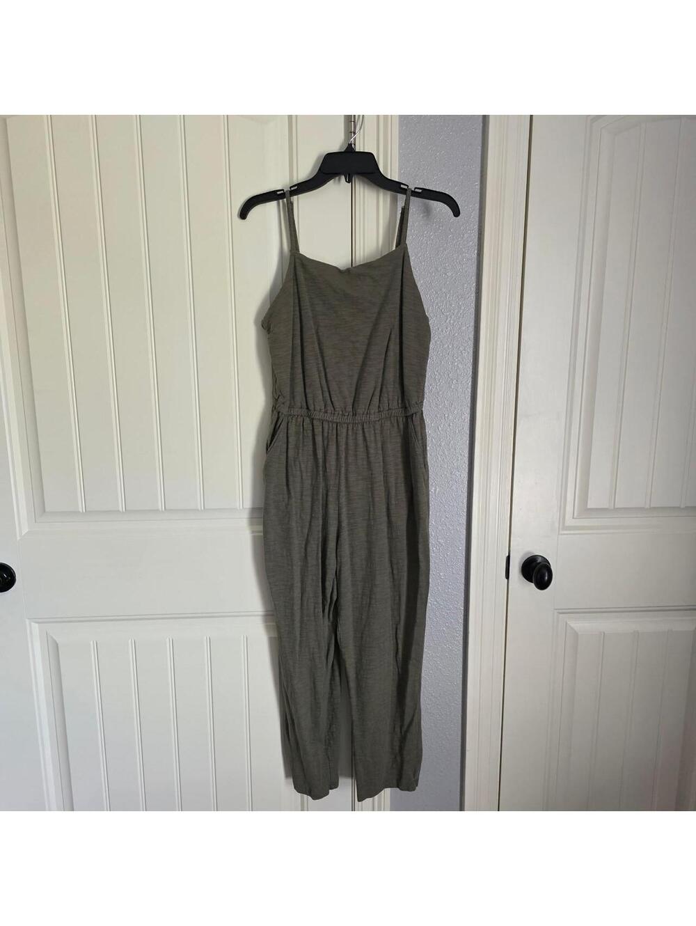 Old Navy Women's Green and Grey Jumpsuit